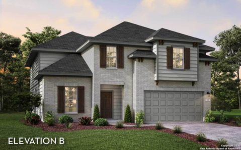 New construction Single-Family house 202 Ednie Ln, Mico, TX 78066 plan Hayden - image