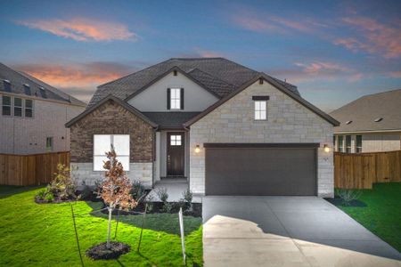 New construction Single-Family house 1501 Corduroy Ln, Georgetown, TX 78633 plan Goodrich - image