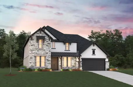 New construction Single-Family house 20511 Bronco Ridge Dr, Tomball, TX 77377 plan Lockhart - image