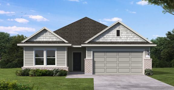 New construction Single-Family house 17426 Yellow Pine Dr, Elmendorf, TX 78112 - image