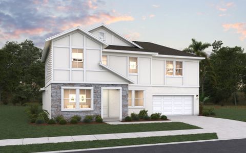 New construction Single-Family house 7495 Sea Manatee St, Parrish, FL 34219 plan Ellington - 19108 - image