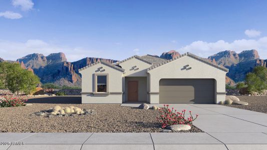 New construction Single-Family house 5742 E Smeaton Pl, San Tan Valley, AZ 85140 Denton - photo 0 0