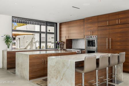 luxury kitchen dual island