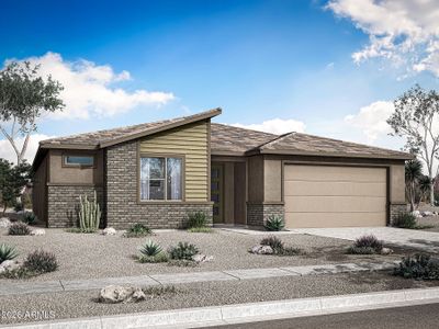 New construction Single-Family house 2423 E Dolcetto Dr, San Tan Valley, AZ 85143 plan Flint - image