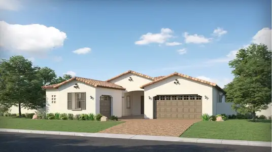 New construction Single-Family house 22997 E Twin Acres Dr, Queen Creek, AZ 85142 plan Aurora Plan 5580 - image