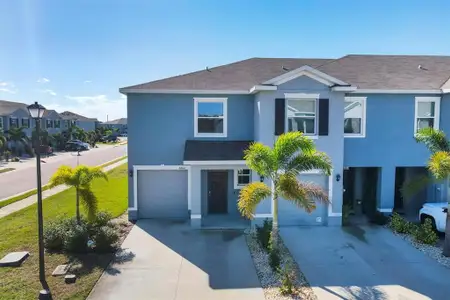 New construction Townhouse house 2862 Newbern Banks Dr, Bradenton, FL 34208 plan Vale - image