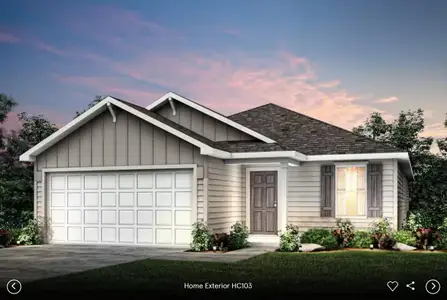 New construction Single-Family house 100 Eagle Valley Dr, Elgin, TX 78621 plan Hewitt - image