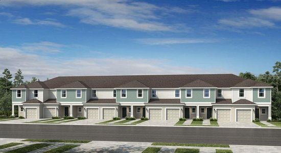 New construction Townhouse house 2541 Penguin Blvd, Davenport, FL 33837 Marigold- photo 0