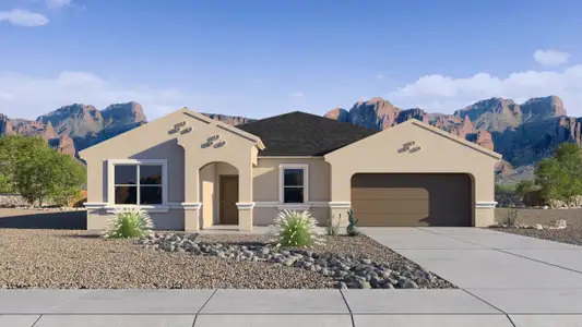 New construction Single-Family house 1513 E Currier Dr, Casa Grande, AZ 85122 plan Frisco - image