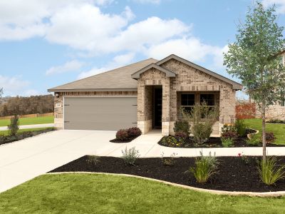 New construction Single-Family house 9914 Medicine Hat, San Antonio, TX 78254 plan The Allen (840) - image