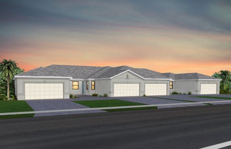 New construction Duplex house 4844 Starlight Beach Ln, Lakewood Ranch, FL 34211 plan Seagrove - image