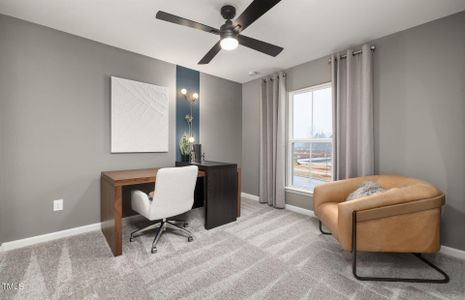 New construction Townhouse house 1968 Dapple Ct, Willow Spring, NC 27592 plan Hemingway - image