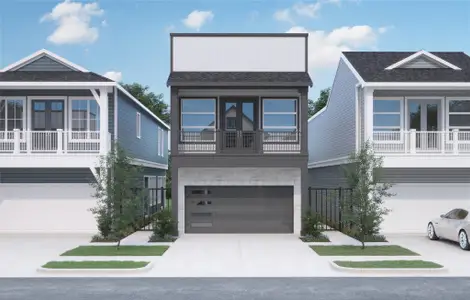 New construction Townhouse house 912A W 21St St, Houston, TX 77018 plan 1922 - image