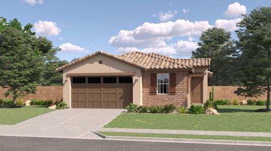 New construction Single-Family house 36370 W Giallo Ln, Maricopa, AZ 85138 Barbaro Plan 3570- photo 0