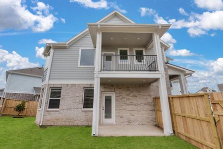 New construction Single-Family house 10027 Nectar Path, Iowa Colony, TX 77583 Oakdale - Courtyard Collection- photo 2 2