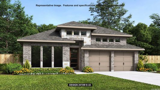 New construction Single-Family house 206 Sasparilla, Boerne, TX 78006 plan 2574W - image