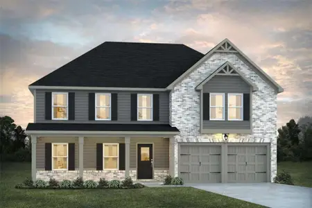New construction Single-Family house 246 Crabapple Rd, Mcdonough, GA 30253 Mira II- photo 0
