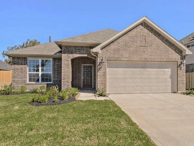 New construction Single-Family house 319 Riesling Drive, Alvin, TX 77511 The Wetherby- photo 0