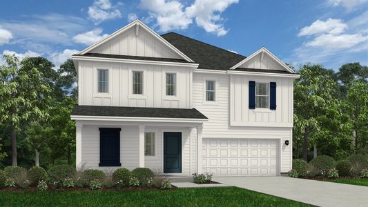 New construction Single-Family house 440 Hallingsfield Way, Zebulon, NC 27597 Wayfare- photo 1 1