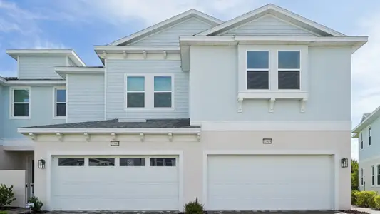 New construction Townhouse house 31814 Anchor Point Dr, Wesley Chapel, FL 33545 plan Bermuda - image