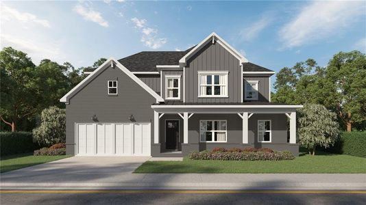 New construction Single-Family house 3540 Cedarvale Court, Powder Springs, GA 30127 - photo 0