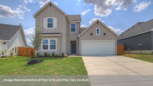 New construction Single-Family house 252 Flora Vista St, San Marcos, TX 78666 plan The Midland - image