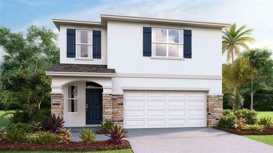 New construction Single-Family house 33238 Osprey Peak Wy, San Antonio, FL 33576 Darwin- photo 0