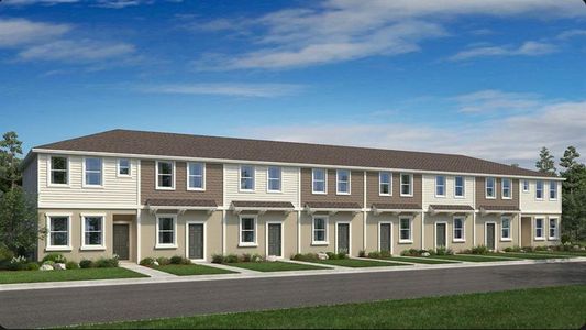 New construction Townhouse house 10656 Orbit Ter, Sarasota, FL 34241 plan Hazel - image