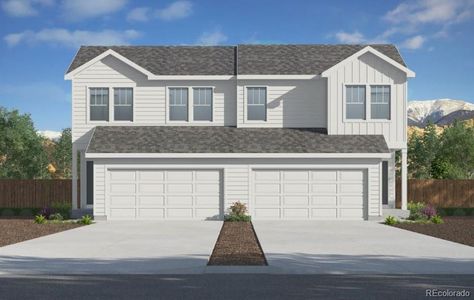 New construction Duplex house 3628 Evelyn Ln, Colorado Springs, CO 80907 plan JUNIPER - image