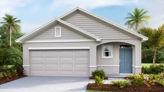 New construction Single-Family house 36108 Sunflower Hill Dr, Zephyrhills, FL 33541 Allex II- photo 1 1