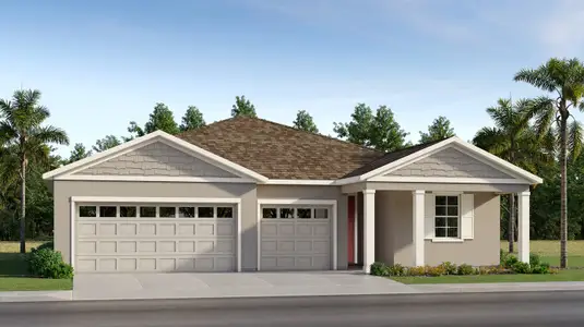 New construction Single-Family house 10770 Grand Oaks Blvd, Wildwood, FL 34484 plan Delray - image