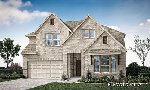 New construction Single-Family house 16900 Tussock Avenue, Fort Worth, TX 76247 Violet II- photo 0