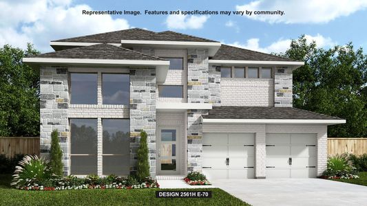 New construction Single-Family house 105 Beautiful Wisdom Ct, Georgetown, TX 78628 plan 2561H - image