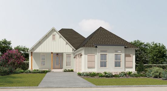 New construction Single-Family house 28 N Saint Claire Ln, Freeport, FL 32439 plan Harvey II H - image