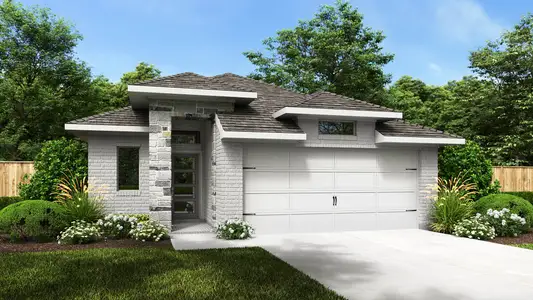 New construction Single-Family house 27211 Scarlet Paint Brush Dr, Hockley, TX 77447 plan 1722W - image