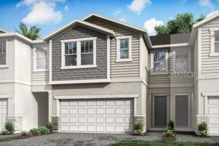 New construction Townhouse house 26024 Fantasy Sky Lane, Lutz, FL 33559 - photo 0