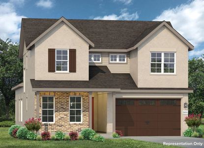 New construction Single-Family house 601 C-Bar Ranch Trl, Unit 59, Cedar Park, TX 78613 plan Cross Creek 2695 - image
