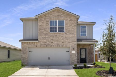 New construction Single-Family house 15110 Telfaire Mdw, Von Ormy, TX 78073 - image