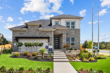 New construction Single-Family house 828 Sanger Lane, Leander, TX 78641 Franklin II- photo 0