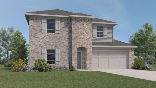 New construction Single-Family house 1808 Side Buster Trl, Leander, TX 78641 plan The Rosemont - image