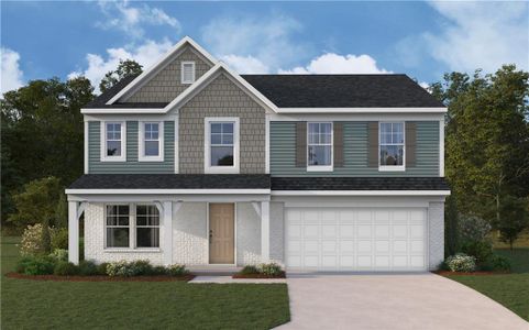 New construction Single-Family house 91 Okeechobee Way, Hoschton, GA 30548 - photo 0