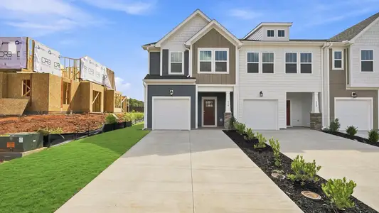 New construction Townhouse house 516 Round Rock Wy, Fountain Inn, SC 29644 plan Corner Litchfield - image