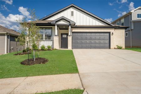 New construction Single-Family house 160 Sweetwater Dr, Kyle, TX 78640 The Reagan II- photo 0