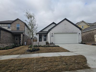 New construction Single-Family house 21102 Armstrong County Drive, Cypress, TX 77433 BRIDGEPORT- photo 0