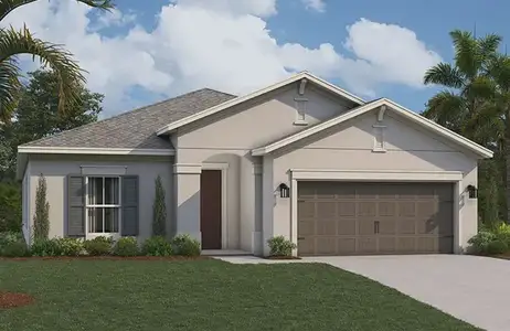 New construction Single-Family house 7621 Marina Bay Cv, Palmetto, FL 34221 plan Southampton - image