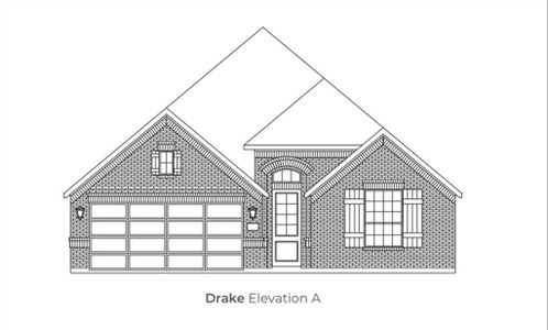 New construction Single-Family house 4428 Ridgehurst Lane, Crowley, TX 76036 Drake - photo 0