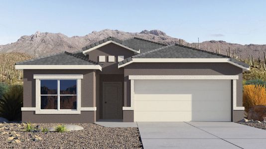 New construction Single-Family house 10095 N Cascalote Ln, Marana, AZ 85653 plan Gaven - image