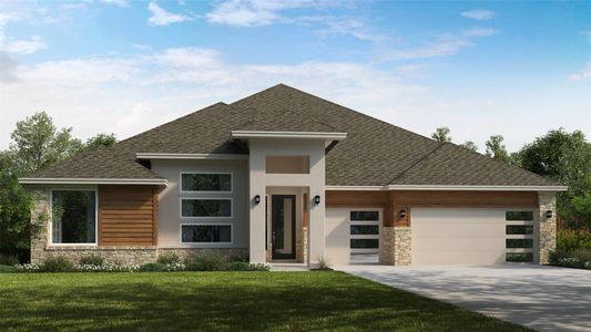 New construction Single-Family house 3601 Emerald Lake Path, Georgetown, TX 78628 Duval- photo 0