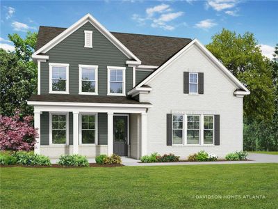 New construction Single-Family house 31 Brookside Way Nw, Cartersville, GA 30121 plan The Hickory C - image