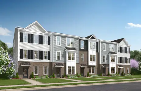 New construction Townhouse house 11076 Ligon Mill Rd, Wake Forest, NC 27587 plan The Hayworth - image